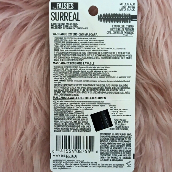 Brand New MAYBELLINE "THE FALSIES" SURREAL EXTENSIONS MASCARA - Picture 2 of 3